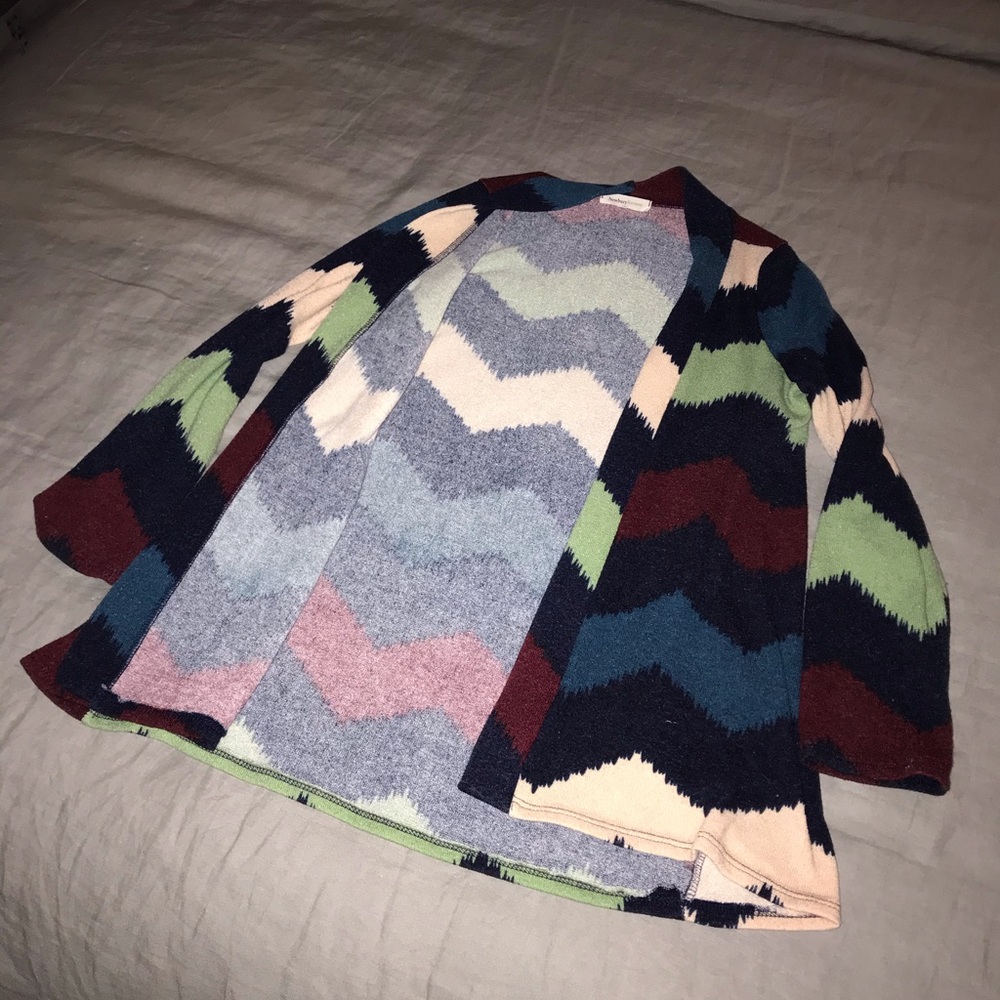 Striped Multi Color Cardigan - Picture 2 of 4